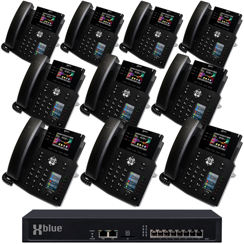 XBLUE QB 10 Phone System Bundle