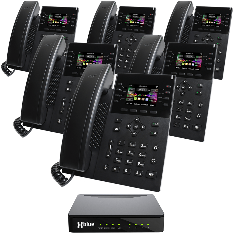 XBLUE QB 6 Phone System Bundle