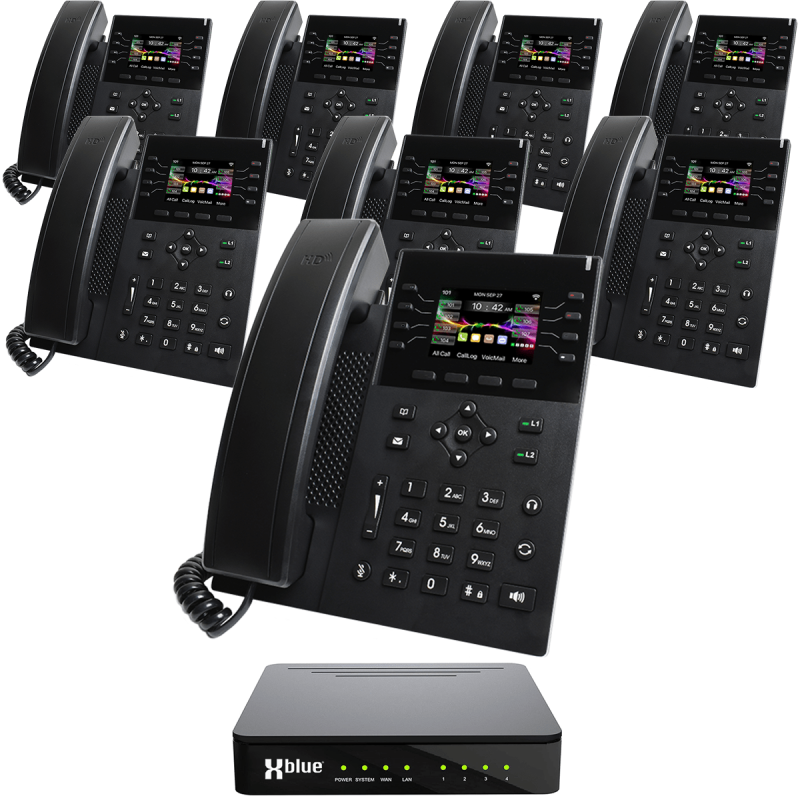 XBLUE QB 8 Phone System Bundle