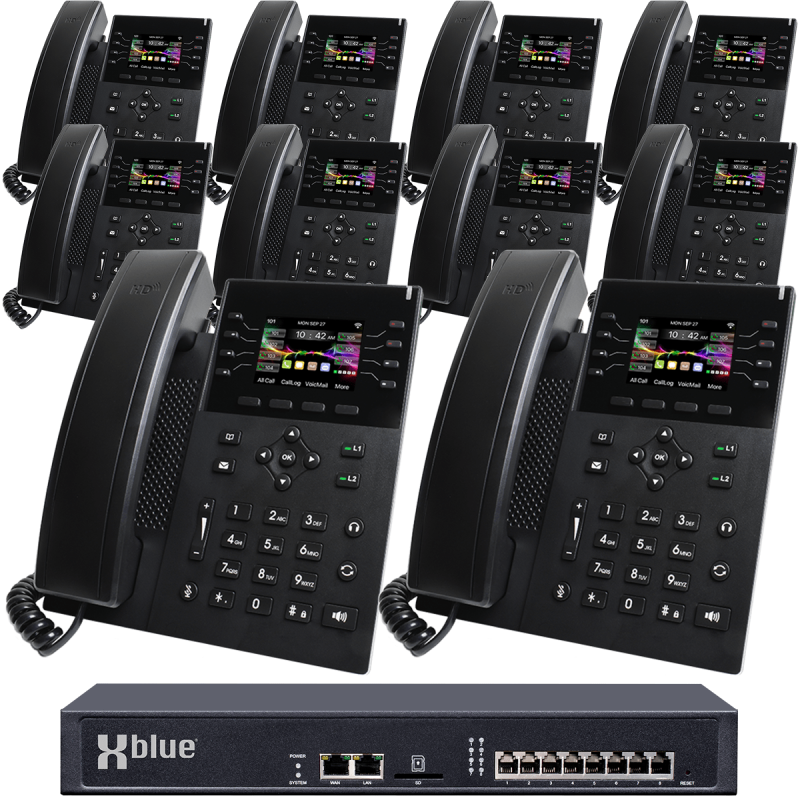 XBLUE QB 10 Phone System Bundle