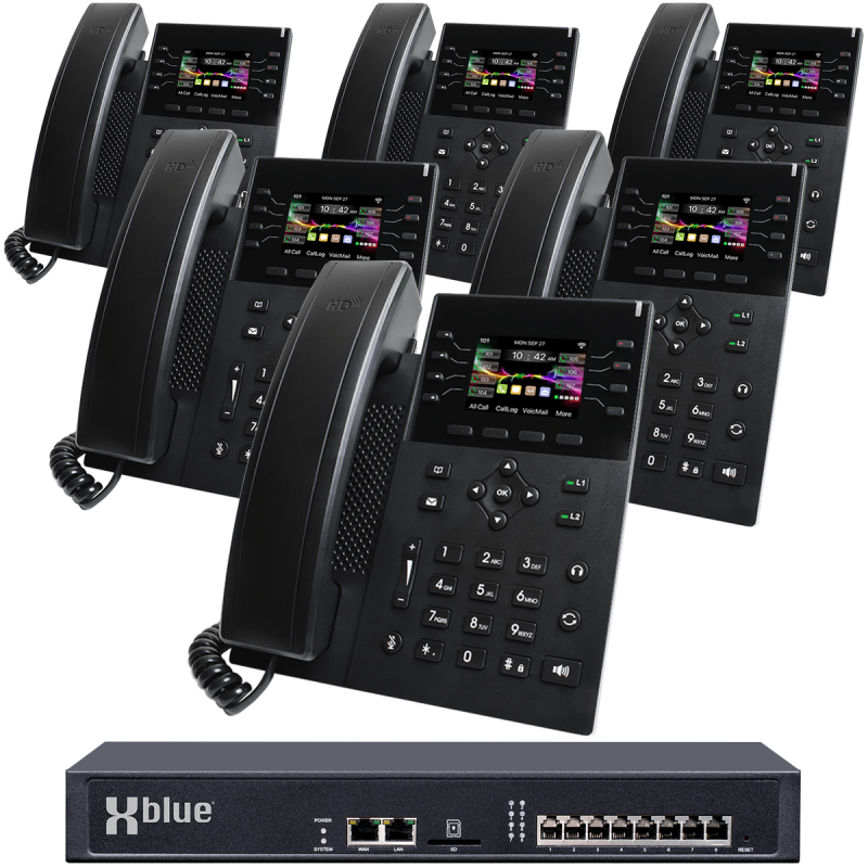 XBLUE QB 6 Phone System Bundle