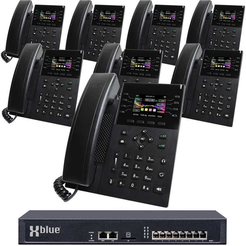 XBLUE QB 8 Phone System Bundle