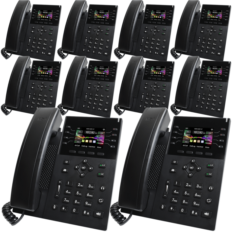 XBLUE Cloud Bundle w/ 10 IP8g phones & free service for 6 months