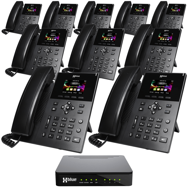 XBLUE QB 10 Phone System Bundle