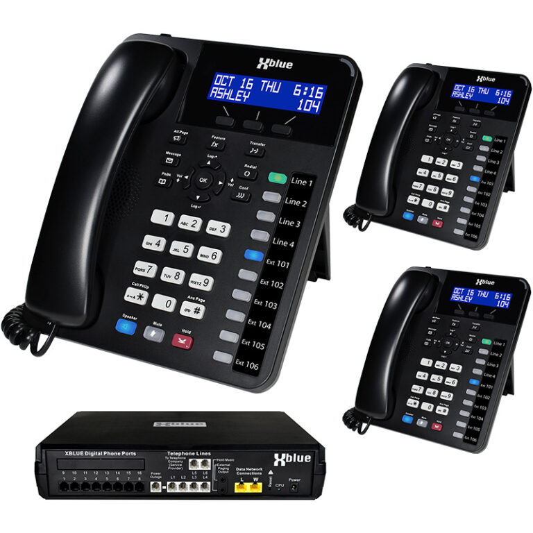 XBLUE X16 Plus 3 Phone Bundle