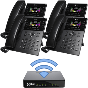 XBLUE Wireless QB Phone System - 4 Phones